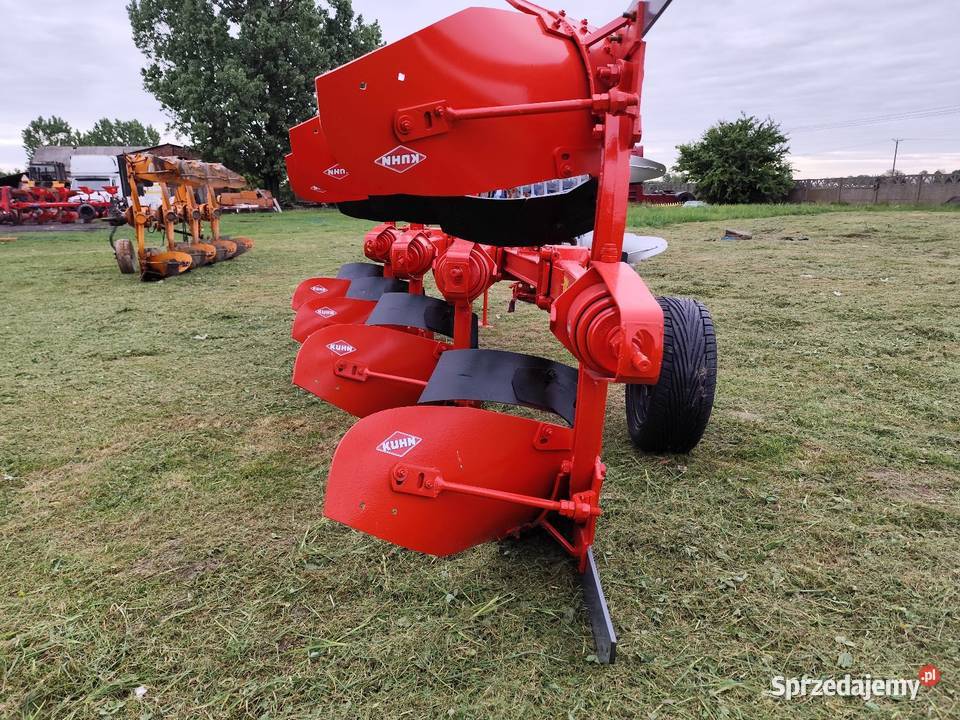 Pług obrotowy Kuhn 4 skibowy 31 Zabezpieczenie Pługi Żychlin sprzedam