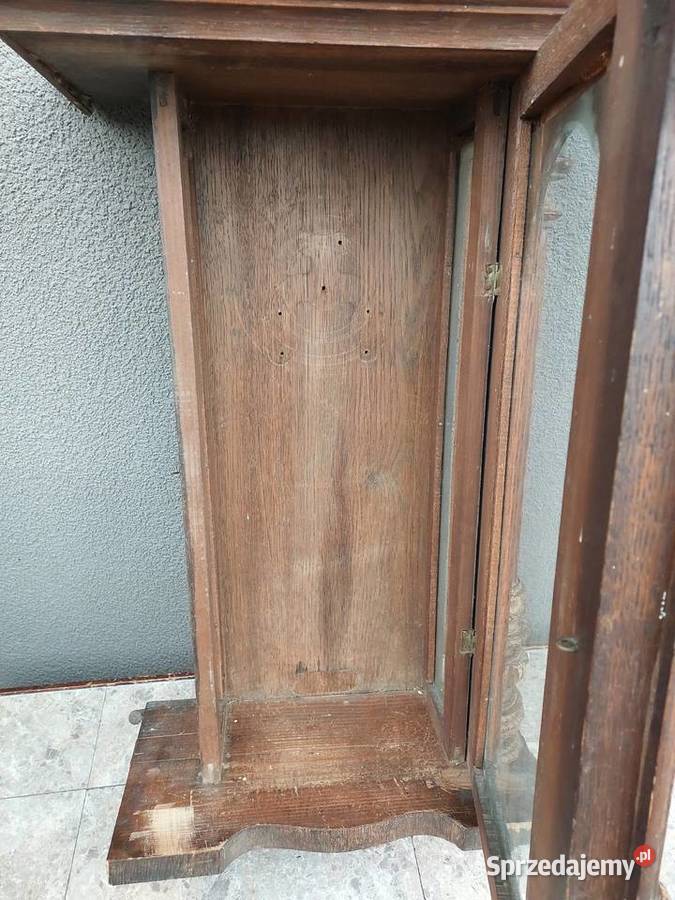 S158 Skrzynia obudowa starego zegara Tczew