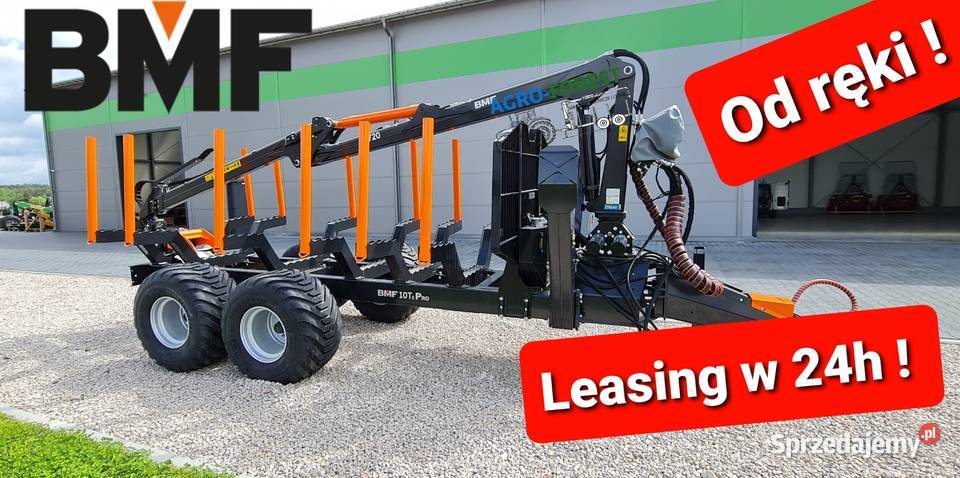 Nowa Przyczepa Leśna BMF 10T2Pro720 72m 6Par 10T lubuskie Sulęcin