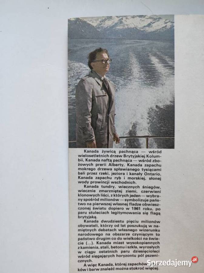 Ameryka kanadyjska Jan Zakrzewski reportaż Rok wydania 1988