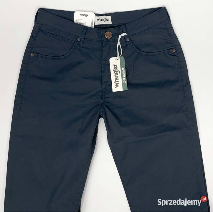 Spodnie męskie Wrangler Arizona Navy Classic W30 niebieski sprzedam