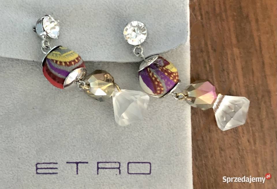 ETRO kolczyki sprzedam
