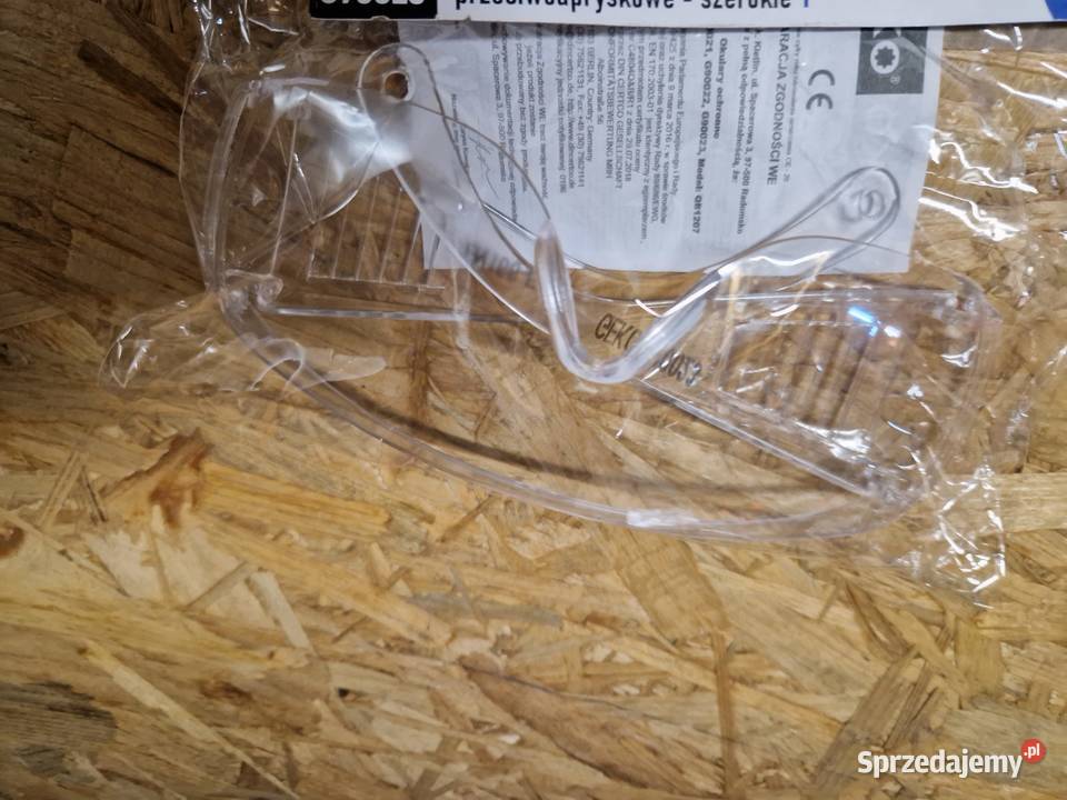 Okulary ochronne przeciwodpryskowe szerokie Głogowa