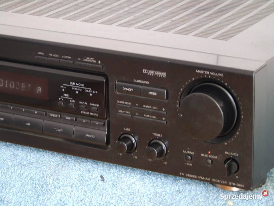 Amplituner Sony STRD665 RDS mocny i sprawny Elektronika Jasło sprzedam