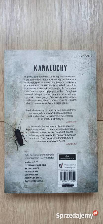Karaluchy Jo Nesbo małopolskie