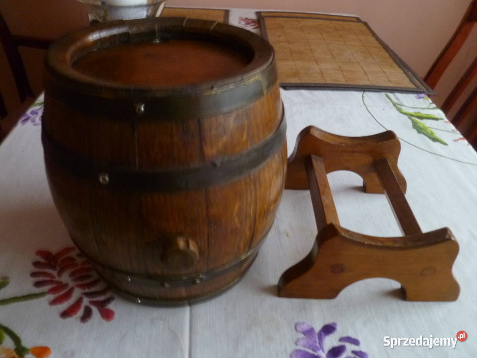 Beczułka mała drewniana