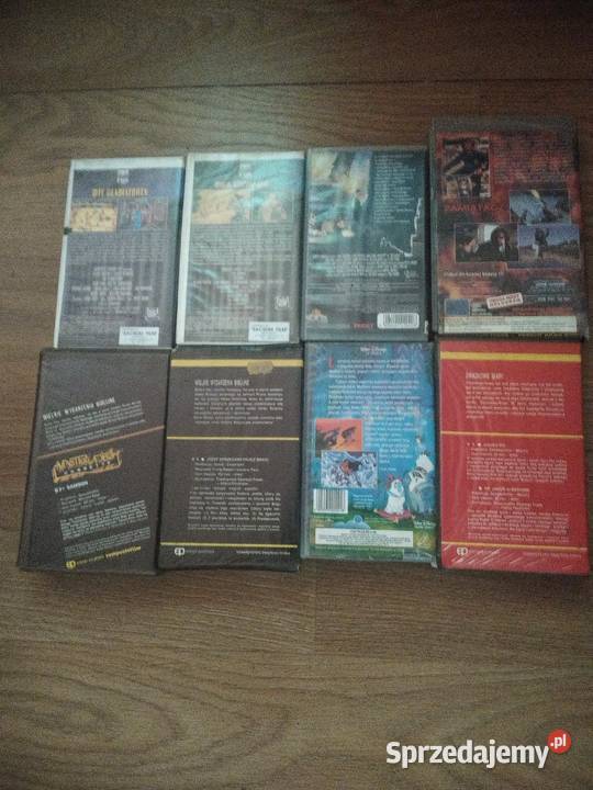 Sprzedam 8 filmów video vhs podlaskie