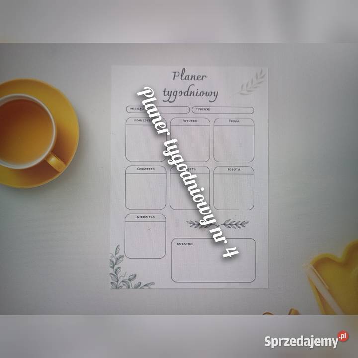 Planery tygodniowe pdf Radom