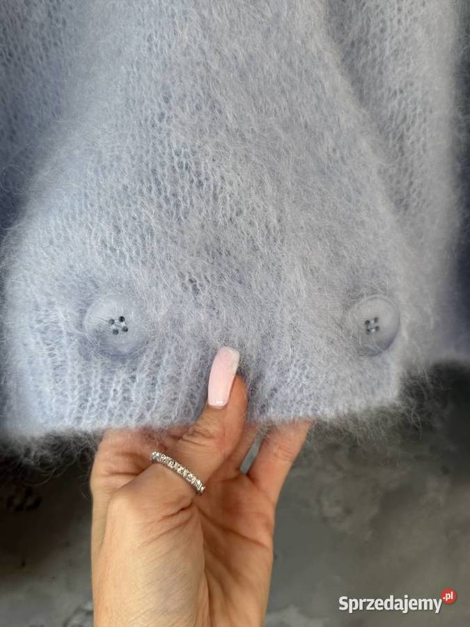 Kardigan CXL 81kid moher z balonowym rękawem Bieruń