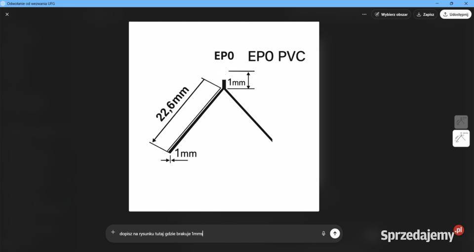 Narożnik tynkarski PCV lubelskie