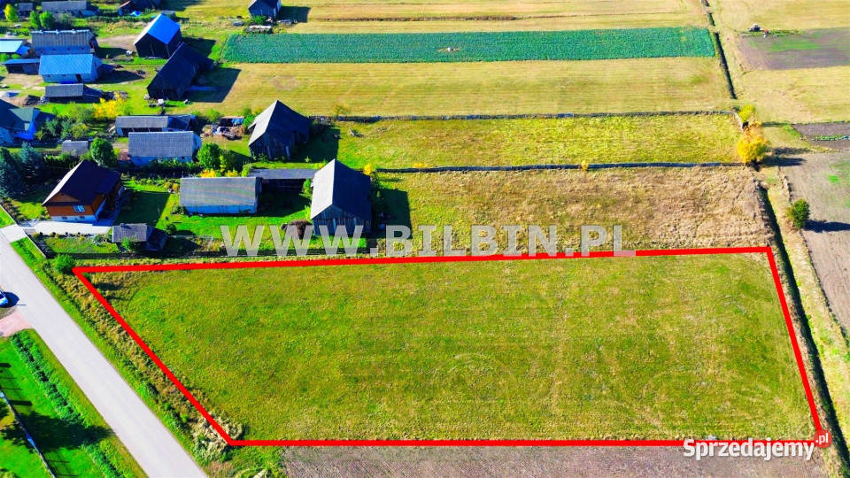 Działka 4913m2 Knorydy szambo