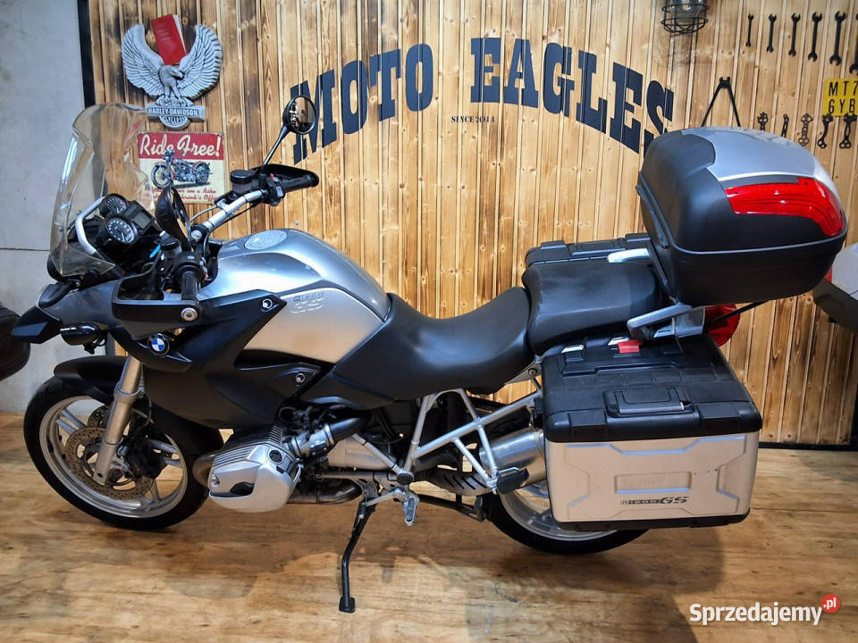 BMW R 1200 GS piękny motocykl BMW R 1200 GS Stare Miasto