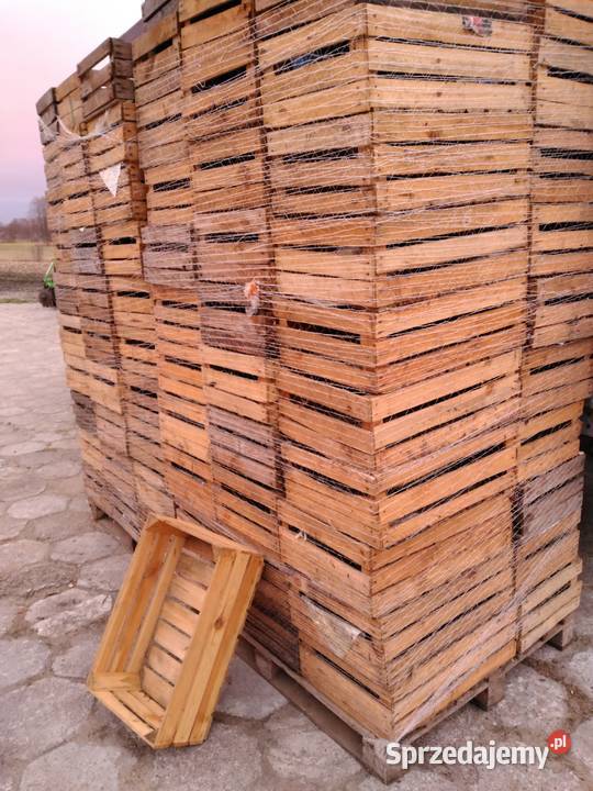 Skrzynki drewniane do owoców