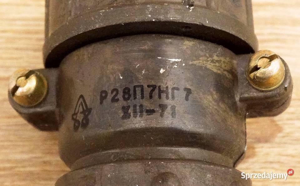 Złącze wtyk męski przemysłowy wojskowy 7 pinów śląskie Gliwice