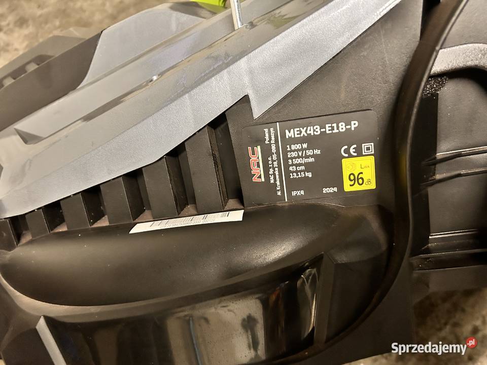 Nowa Kosiarka elektryczna NAC Zduny