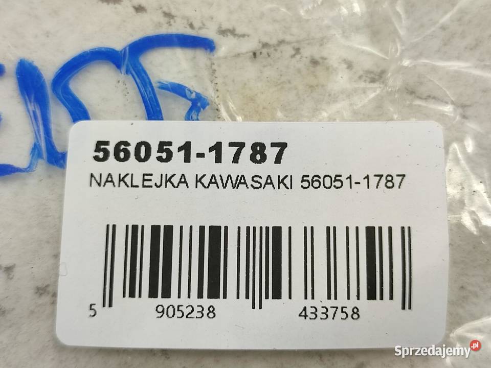 NAKLEJKA ZX6R POD CZACHĘ KAWASAKI ZX600G1 NINJA
