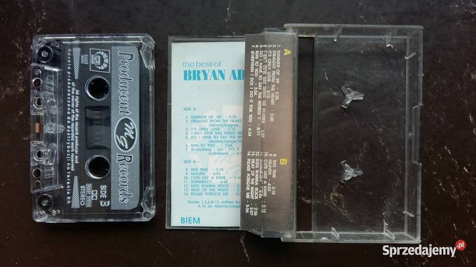 Kaseta magnetofonowa Bryan Adams So far so good kaseta