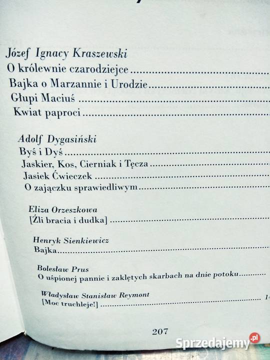 Baśnie największych pisarzy polskich Prószyński Antykwariat