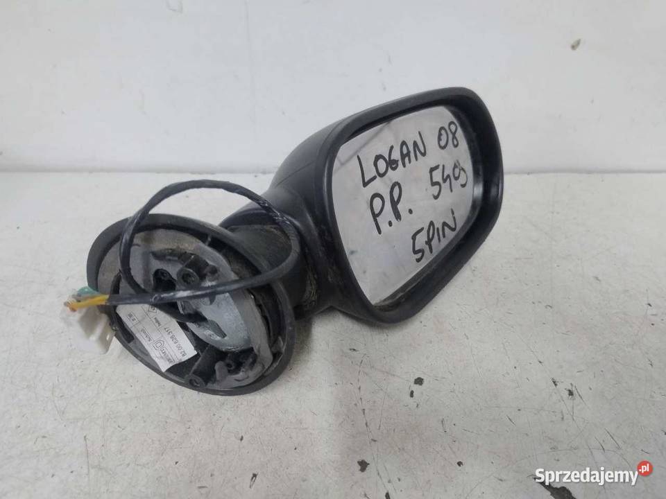 LUSTERKO PRAWE 5 PIN DACIA LOGAN EU