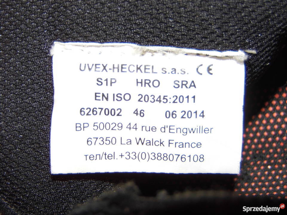 Buty Robocze BHP Sandały HECKEL MACAIR 20 46 Wkł Produkcja Mielec