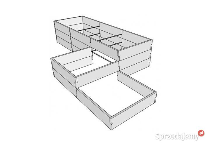 Skrzynia podwyższone grządki podwyższona donica Rośliny Rzeszów