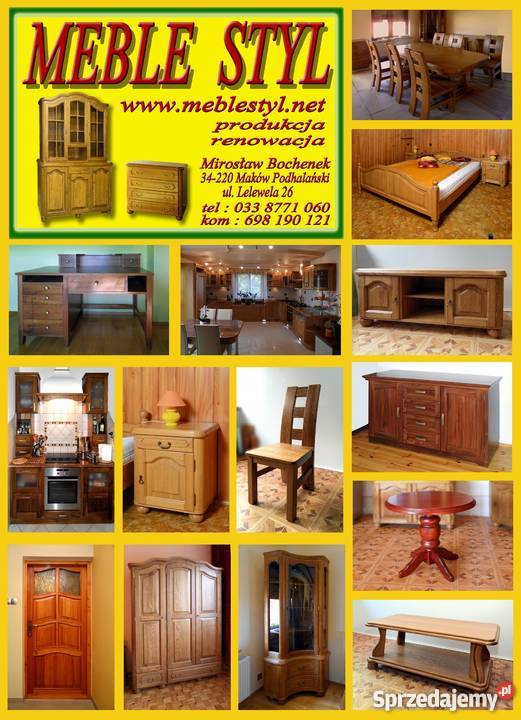 komoda dębowa 94 nowa wyprzedaż 90cm Szafy, regały, półki Maków Podhalański