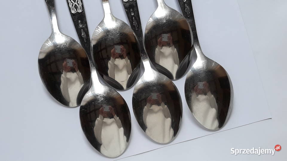 Łyżki obiadowe 2 wzór KASZUBSKI Gerlach sztućce Dąbrowa Górnicza