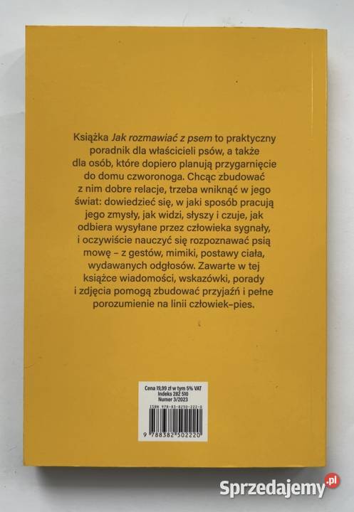 rozmawiać z psem poradnik psi język komunikacja Warszawa sprzedam