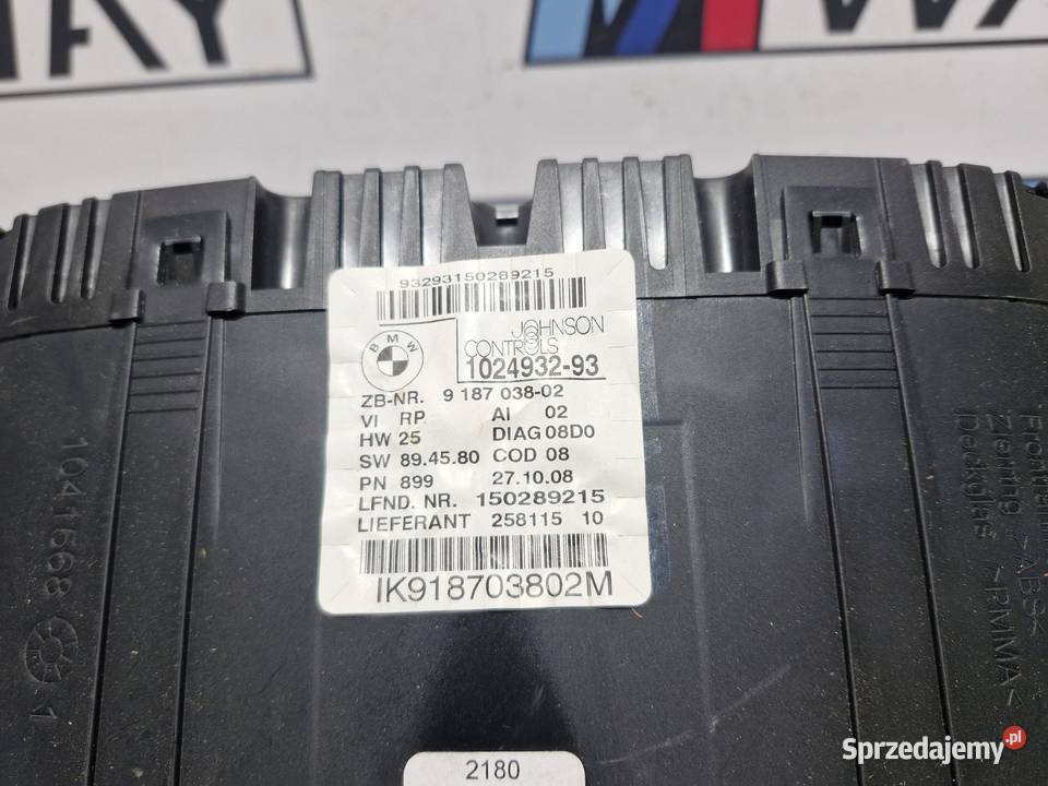 BMW E81 E82 E87 E88 LICZNIK ZEGARY EUROPA