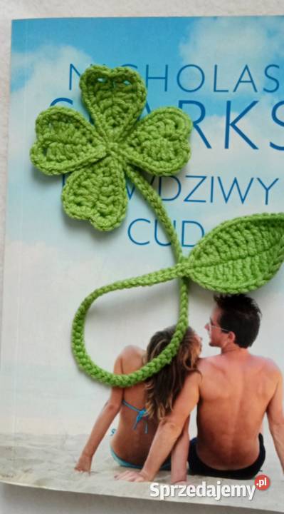 Koniczynka wykonana na szydełku zakładka do Łask sprzedam