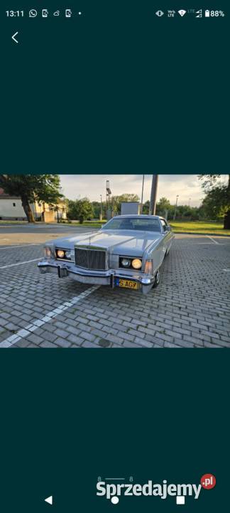 Lincoln Continental Mark IV Rok produkcji 1975 Strzelce Opolskie