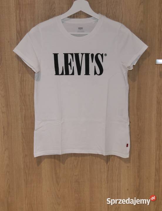 Levis świetna koszulka duże logo 34 XS Bluzki i koszule Wrocław