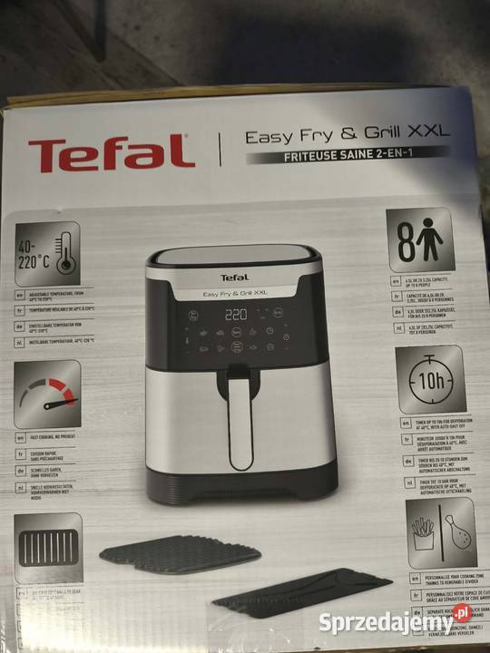 Air Fryer Tefal XXL nowy 65 litra AGD drobne Jabłonowo Pomorskie
