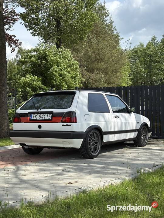 Volkswagen Golf II 16 b welurowa tapicerka Piątnica Poduchowna