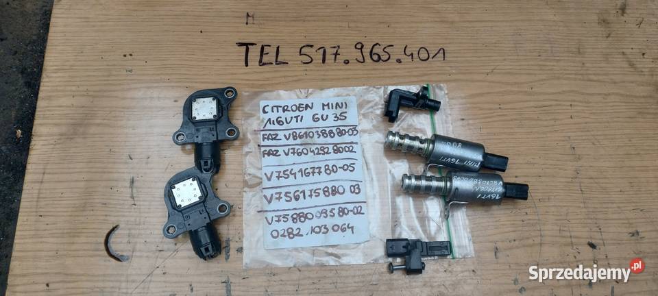 CITROEN PEUGEOT MINI 16 VTI czujnik faz wałka osobowe Kielce