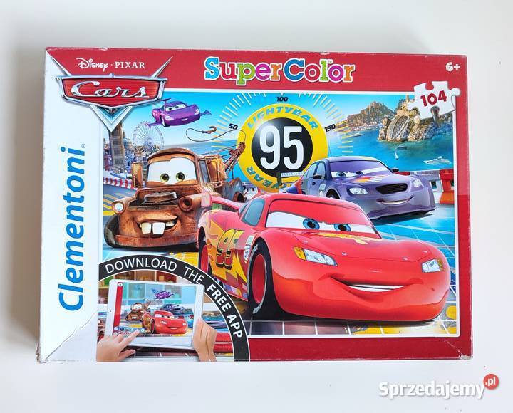 Puzzle Auta SuperColor 104 Clementoni śląskie Katowice