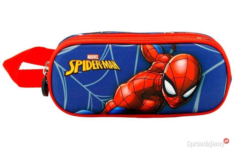 Piórnik 2 Przegrody Spiderman Saszetka 3D Mogilany sprzedam