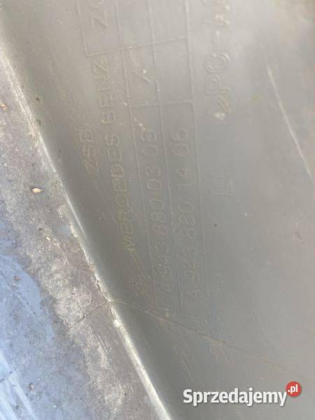 Mercedes Actros mp1 mp2 mp3 błotnik przód