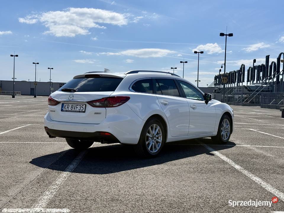 Mazda 6 20 Benzyna 2018r Biała Perła Idealna nieuszkodzony małopolskie Kraków