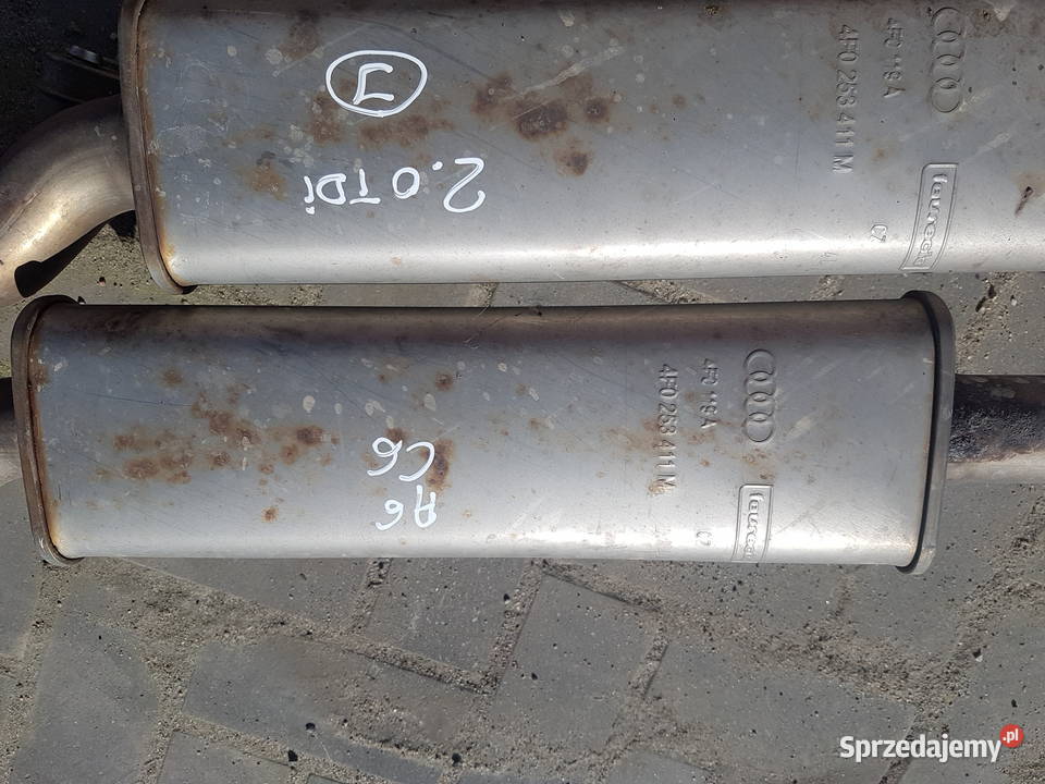 AUDI A6 C6 20 TDI SEDAN TLUMIK KONCOWY SRODKOWY Turkowice sprzedam