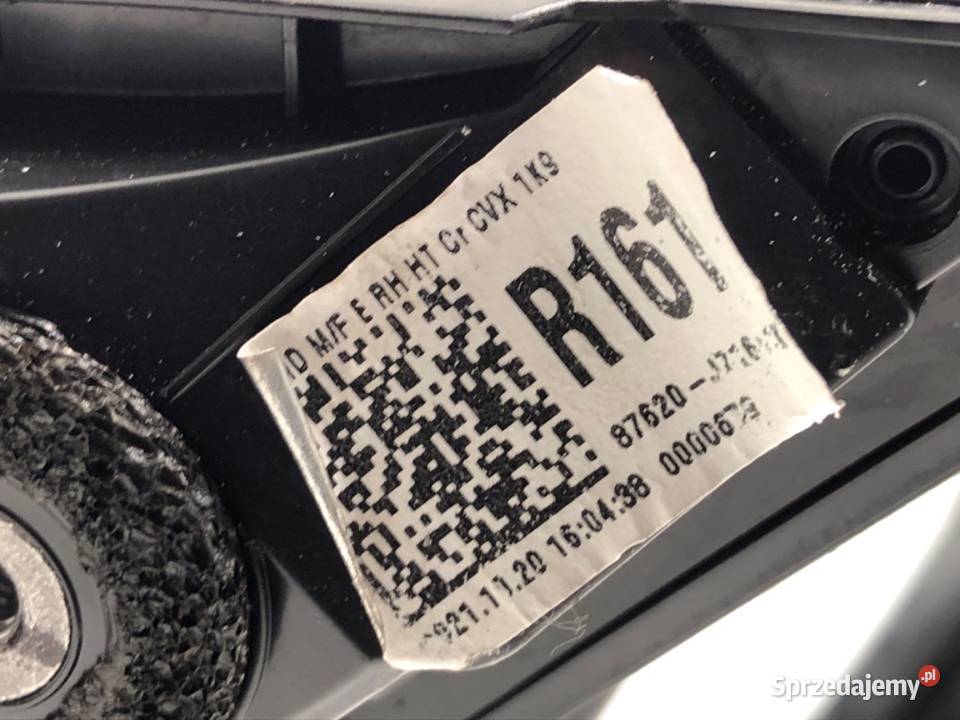 LUSTERKO PRAWY KIA CEED Crossover Black Pearl Lusterka zewnętrzne