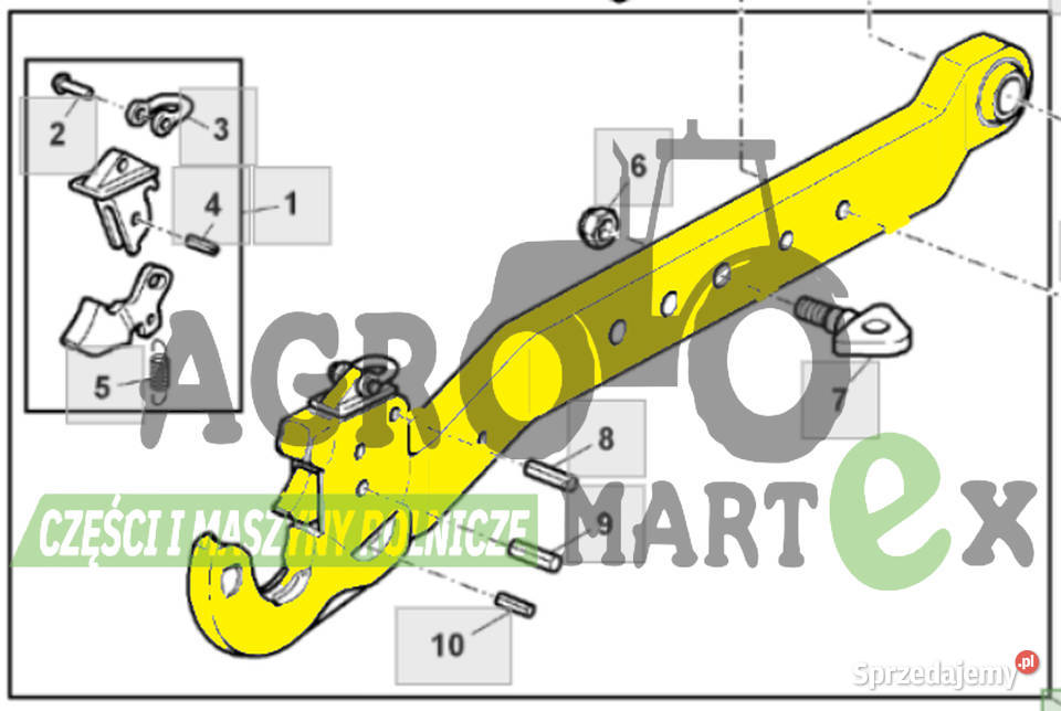 AL169056 CIĘGNO DOLNE RH KAT3 JD John Deere