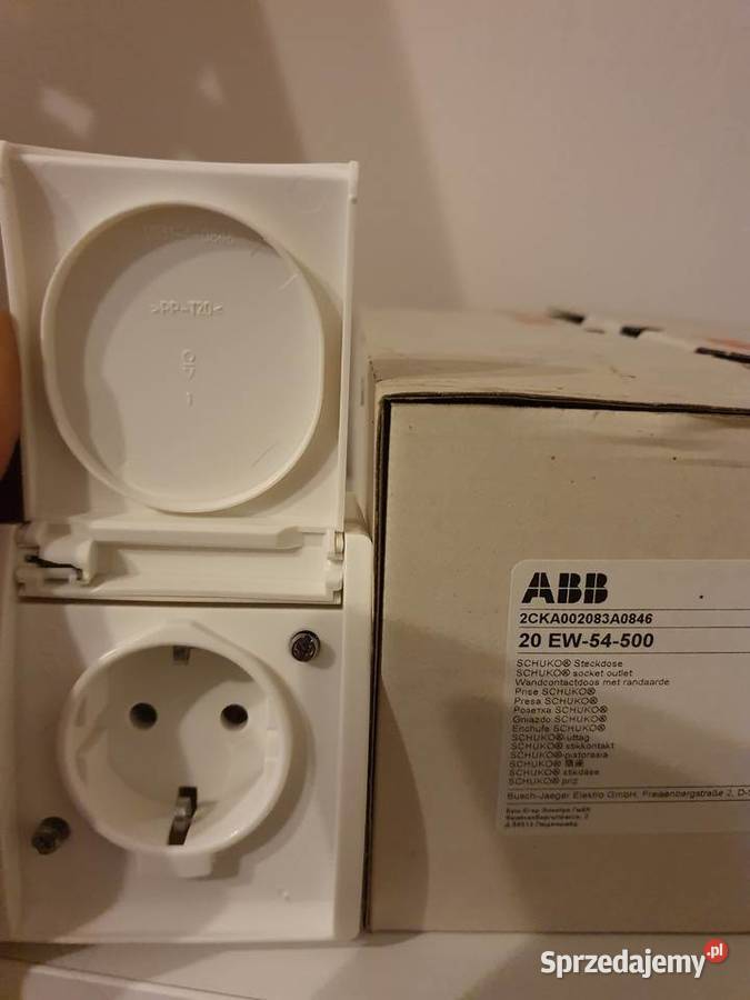 ABB Gniazdo SCHUKO z klapką 2PE Ocean 20 EW54500 Gniazda Radom