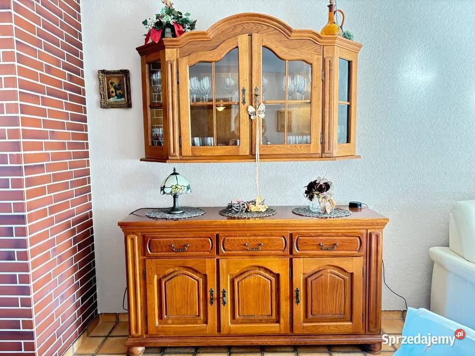 Pakowna komoda dębowa pod telewizor z Niemiec Sypniewo