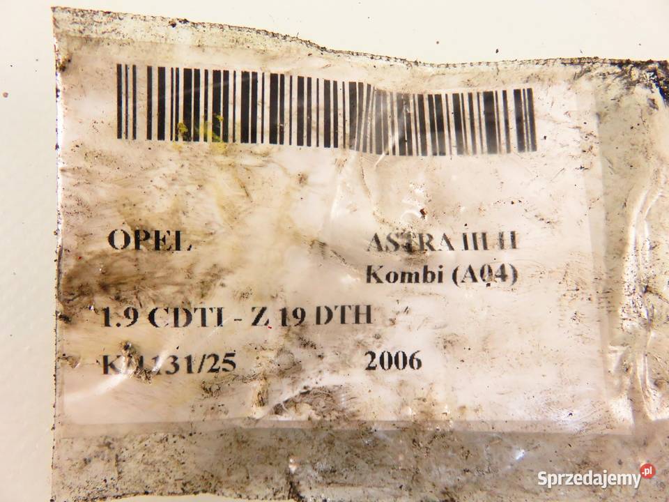 WTRYSKIWACZ SAAB OPEL 19 0445110159 Wtryskiwacze małopolskie sprzedam