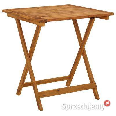 vidaXL Składany stół ogrodowy 70 x 70 x 75 lite Warszawa