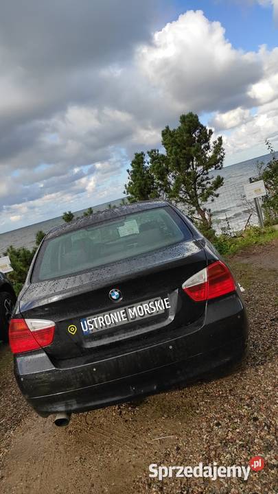 Czarna BMW E90 318i 20 benzyna manualna Nowy Targ