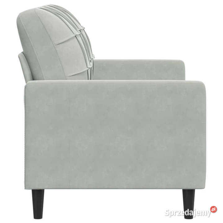 Sofa 2osobowa jasnoszara 120 tapicerowana Warszawa