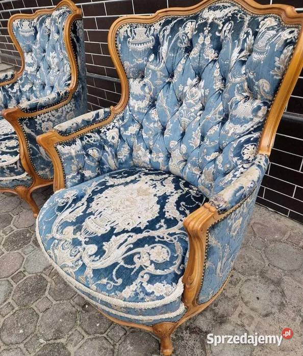 Zestaw mebli antycznych stół ława fotel komoda Meble Siedlisko