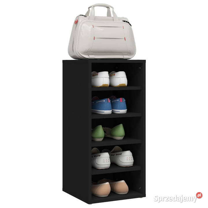 Szafki na buty 2 czarne 315x35x70 WM808984 Warszawa